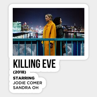 KILLING EVE 2018 POSTER Sticker